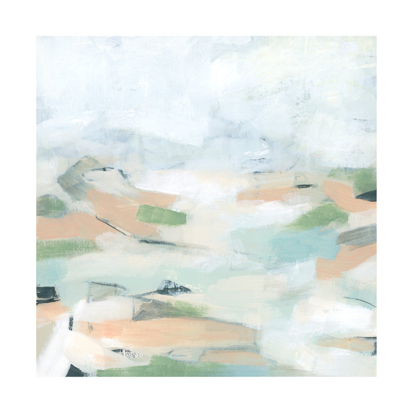 «Field Geomtery I» sur toile, H 18 po x l 18 po