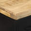 Buffet en bois de manguier brut 18,5 po x 13,8 po x 29,9 po