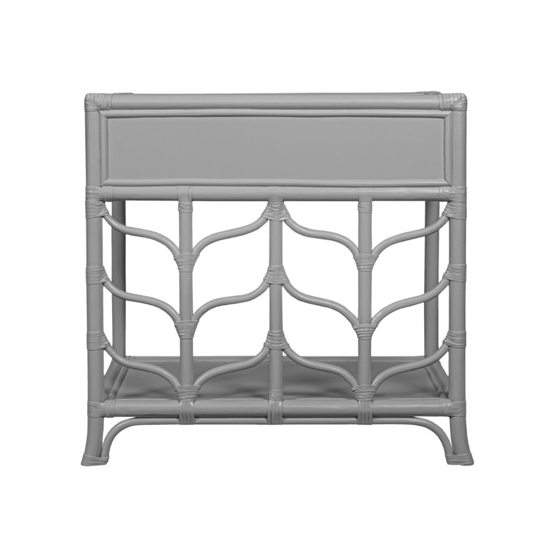 Ivy 1 - Drawer Nightstand, Light Gray
