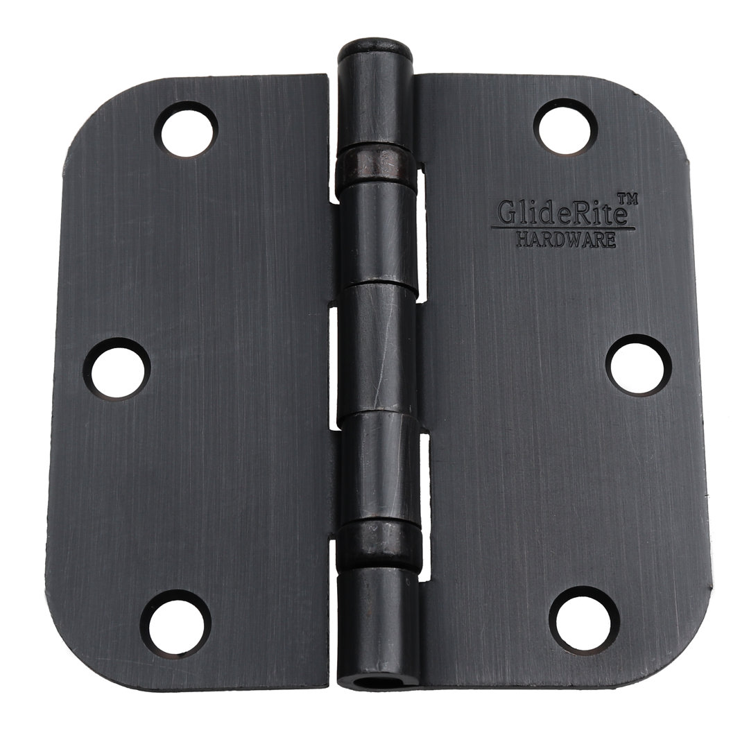 3.5" H x 3.5" W Butt Bearing 12 Door Hinges (Set of 12) GlideRite Hardware 