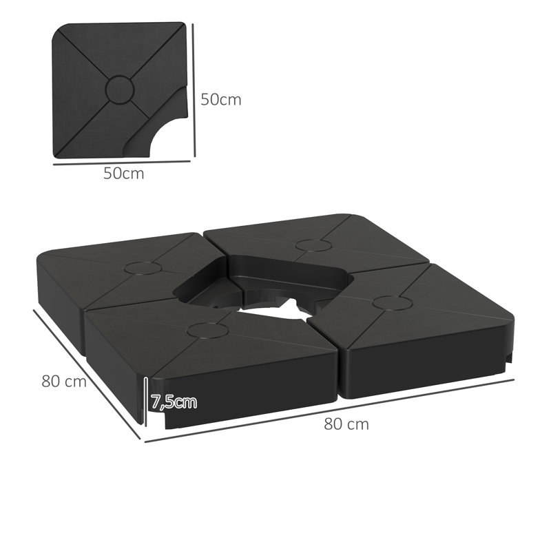 6.4kg Plastic Umbrella Base