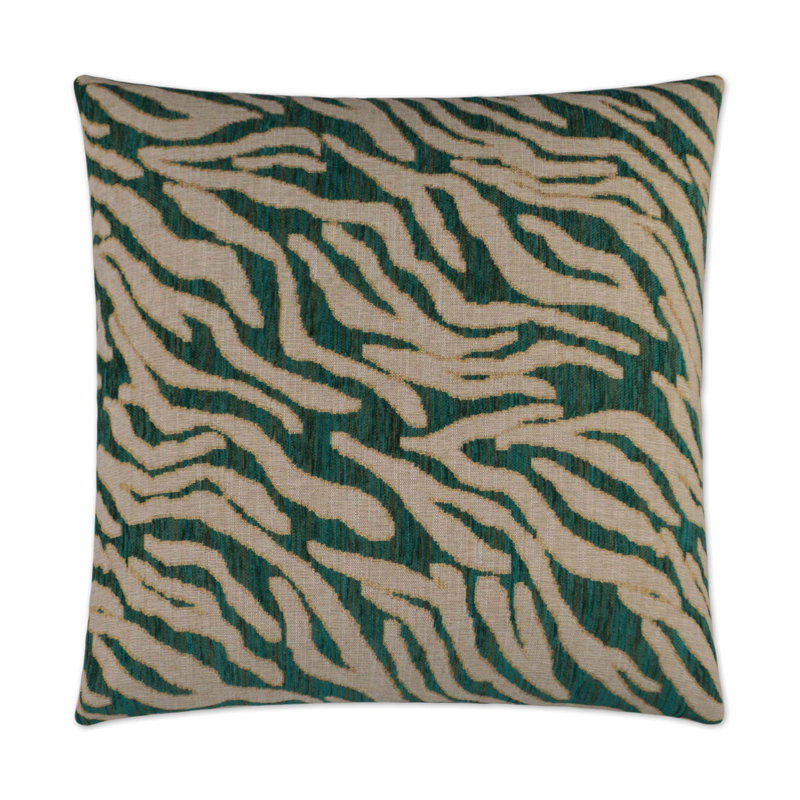 Kenya Pillow Cover & Insert, Square 20", Emerald