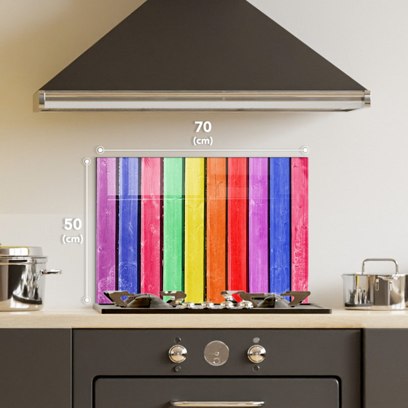 Élégante peinture décorative en verre trempé de 19,7 po x 27,6 po | 100% verre trempé, épaisseur: 0,16 pouce | Parfait pour la décoration intérieure, le salon et le bureau | Superbe œuvre d'art avec une esthétique moderne