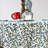 Iuli Hand Block Printed Cotton Tablecloth