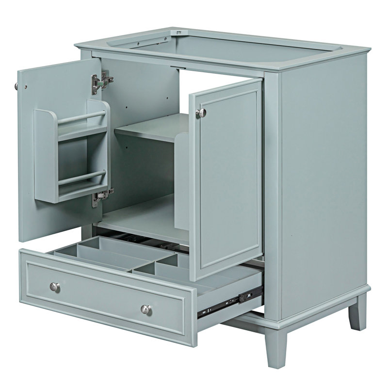 29.5'' Single Bathroom Vanity Base Only, Green