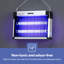 GEEPAS Electric Insect Killer Powerful UV Fly Zapper for Flies, Moth, Mosquitoes & Wasps, 30W-38711528