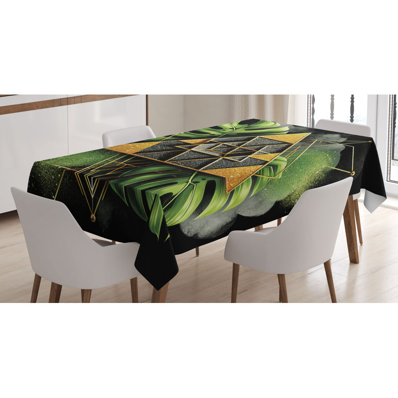 Augusto Rectangle No Pattern Microfiber Tablecloth, 70" Rectangle