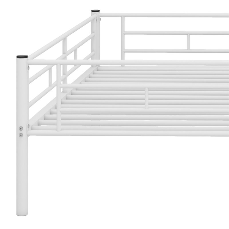 Lit superposé en métal, Blanc