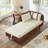 Storage Chaise Lounge With Soft Pillows