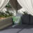 Outdoor Patio Sunbed With Curtains-614334441