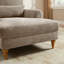 Chaise longue rembourrée avec dossier réglable Jazier-1975214630