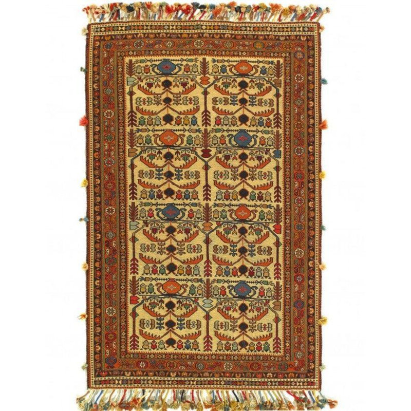 Muntas Oriental Area Rug in Beige