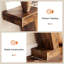 Console Sofa Table, 2-Tier Farmhouse Narrow Behind Couch Sofa, Extra-Long Accent Entryway Table-1269613250