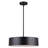 Connemara 3 - Light Matte Black Drum Pendant