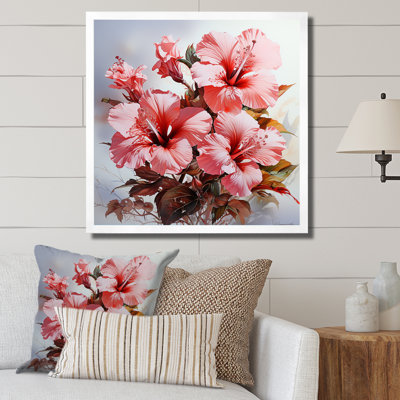 " Farmhouse Pink Hibiscus Charm "