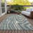Lamanna Washable Abstract Indoor / Outdoor Rug-95453275