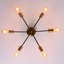 6-Light 52cm Dimmable Sputnik Sphere Semi Flush Mount
