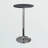 Strasser Bar & Pub Table with Black Top and Chrome Metal Base, 39.7'' H X 23.60'' W X 23.60'' D-1779831499