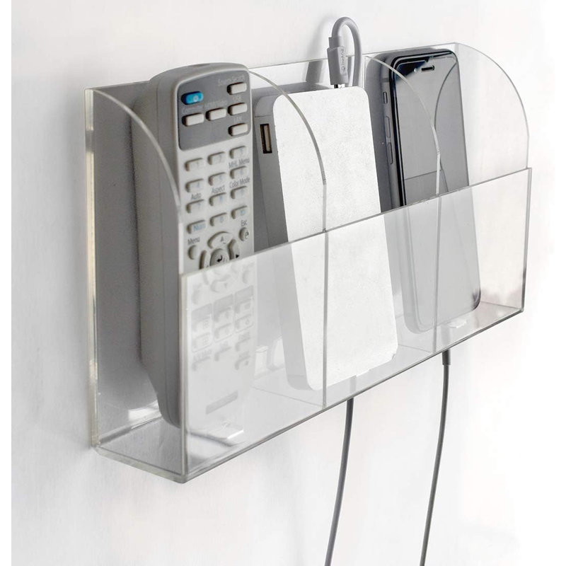 Support de téléphone mural transparent pour téléphone portable