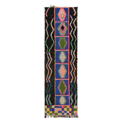 One-of-a-Kind 3'x10'4” Hand Knotted Area Rug
