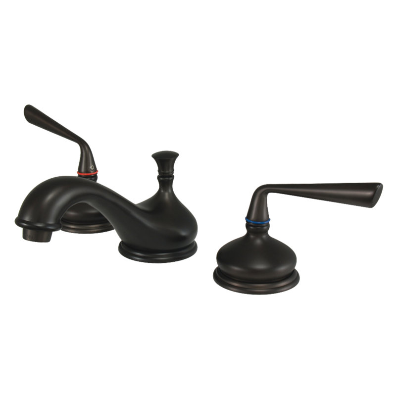 Robinet de salle de bain espacé Kingston, Bronze huilé