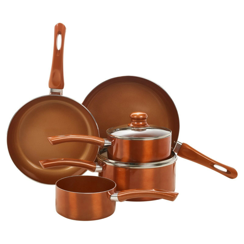 7 - Piece Non-Stick Aluminum Cookware Set