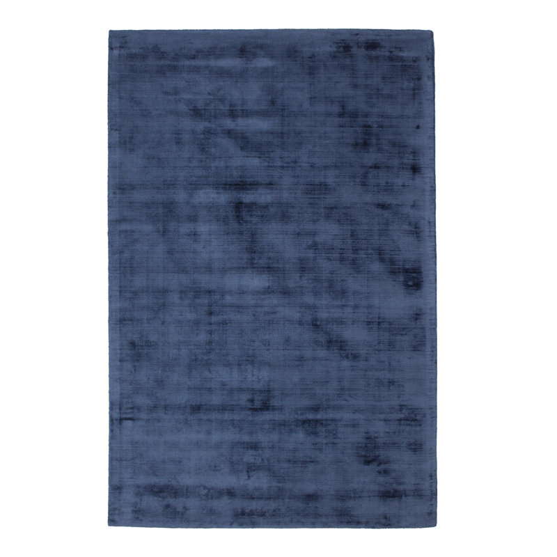 Lux Area Rug in Navy, Rectangle 5' x 8'