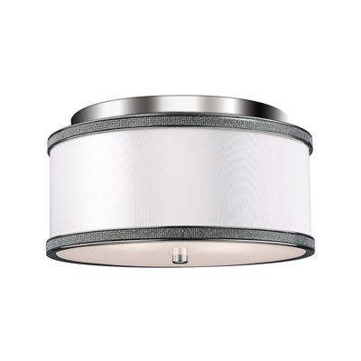 Stevenson Glass Flush Mount