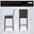 Aize Steel Outdoor 27.5'' Bar Stool with Cushion