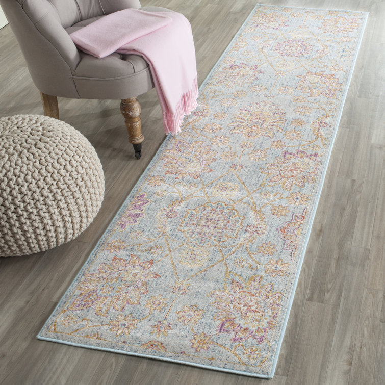 Beausejour Sevilla Viscose Oriental Rug in Blue