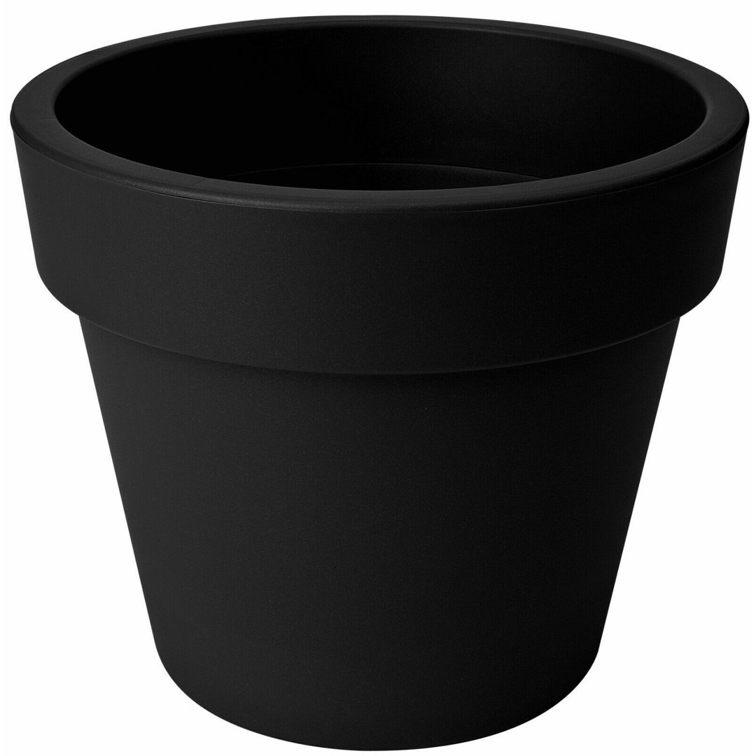 Round Barrel Planter Plastic Plant Pot