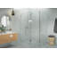 Halo 58 in. x 44 in. x 78 in. 90-degree Fully Frameless Glass Hinged Shower Enclosure-599075930