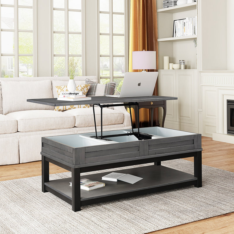 Table basse Cacox, gris