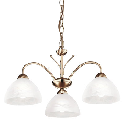 Javi 3-Light Shaded Chandelier