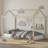 Rosa Solid Wood Kids Canopy Bed Frame-215059772-226570312