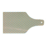 Ambesonne Clown Tempered Glass Cutting Board Smiling Whimsical Entertainer Multicolor