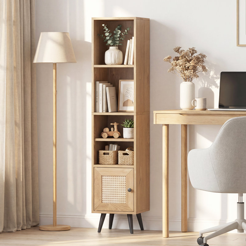 Bawer Storage Bookcase, Natural