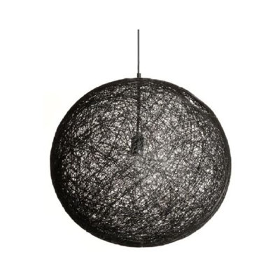 Aventura Round Flaxen Thread Pendant Light
