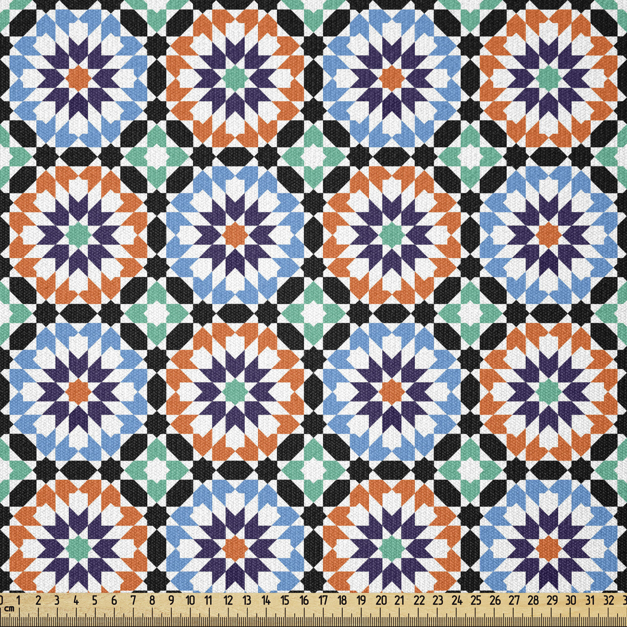  Ambesonne Vintage Fabric by The Yard, Moroccan Ceramic Tile  Inspired Floral Old Fashioned Cultural Mosaic Print, Decorative Fabric for  Upholstery and Home Accents, Blue Orange : Arts, Crafts & Sewing