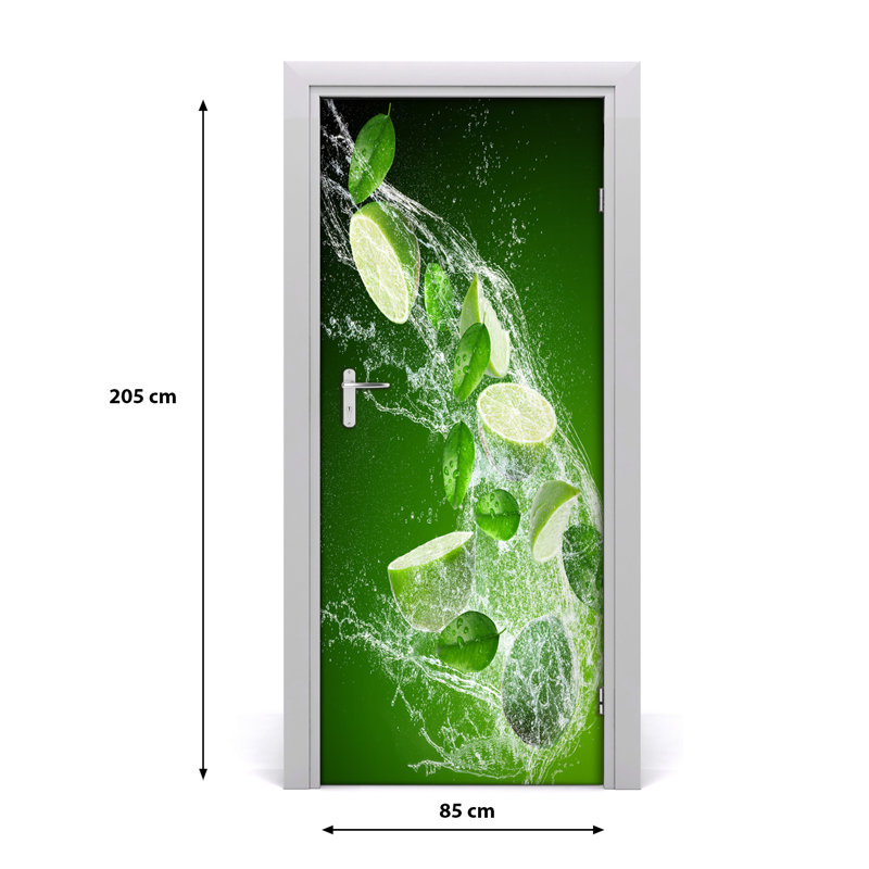 Lime Door Decal