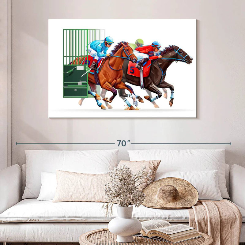 Sireci Derby, 32" H x 48" W