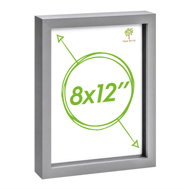Plastic Box Frame in Grey