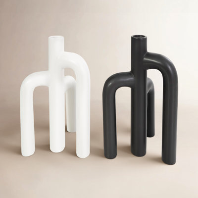 Mable 9.9'' Dolomite Table Vase