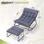 Chaise berçante surdimensionnée et repose-pieds surdimensionnés-1410280293