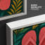 «Tropical Leaves with Flip Flops», reproduction d'art sur toile encadrée-116255243-116255245