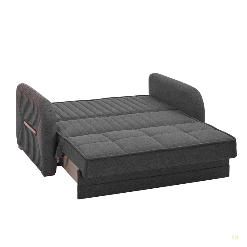 Causeuse convertible avec rangement Primenest Flyte Collection, Gris