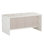 Grande table de salle à manger en imitation 71 po pour 4 à 6 personnes, table d'îlot avec lumières à DEL, table de salle à manger à rayures en marbre Mordern avec grille pour la salle à manger, la maison et le salon