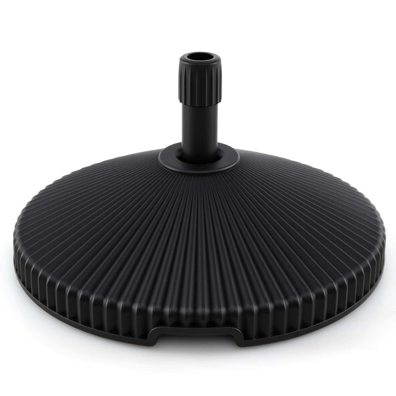 Base de parasol remplissable avec texture de coquillage 3 tailles de coupleur pour le jardin près de la piscine
