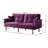 Hemphill 75.5'' Velvet Square Arm Sofa Bed-148759338