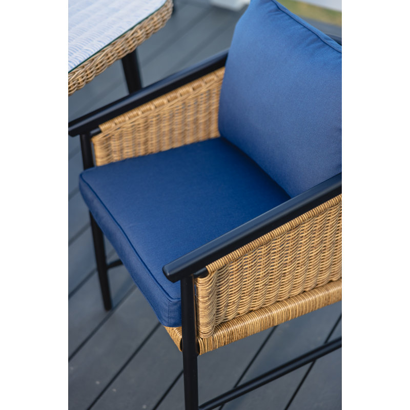 Galloway Outdoor Dining Armchair, Canvas Natural